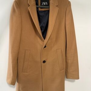 Zara Camel Overcoat